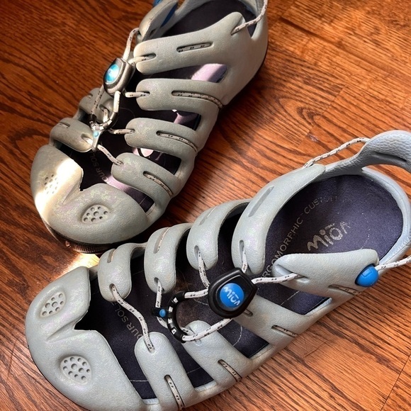 MION Women 8 Blue Hiking
Trail Beach Sand Water Sandals
Shoes Ergomorphic s/ 6 - Picture 6 of 6